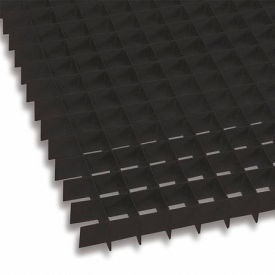 Eggcrate Grille Panel, Aluminum, Black, PK5