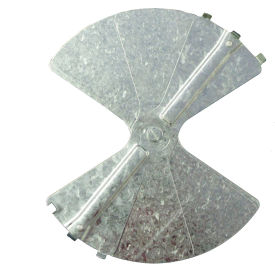 Balancing Damper, Radial, Galvanized steel, 10", PK2