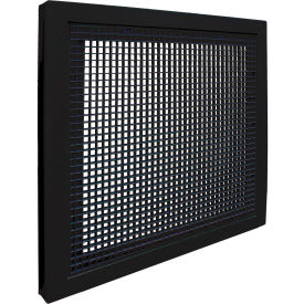 Stratus Plastic Return Filter Grille, 20" Square Duct, T-grid, Black