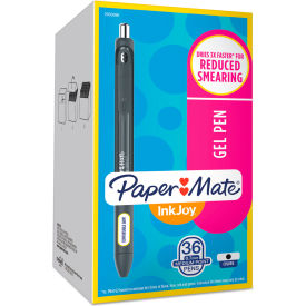 InkJoy Gel Retractable Pen Office Pack, Black Ink, 0.7mm, 36/Pack