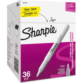 Metallic Permanent Markers - Office Pack, Fine, Metallic Silver, 36/PK