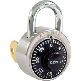 Combination Padlock 13/16" Shackle with Control Key Option - Black Dial