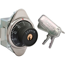 Built-In Combo Lock - ADA Compliant Spring Latch, Right Hinged Doors, With 2 Keys