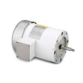 Washdown Motor, 208-230/460V, 3450/2850RPM, TEFC, RIGID C, 75.5 Eff.