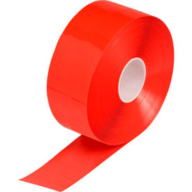 177032 ToughStripe Max Floor Marking Tape, Vinyl, 4"W x 100'L, Red