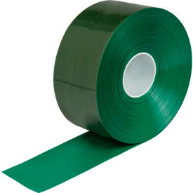 177036 ToughStripe Max Floor Marking Tape, Vinyl, 4"W x 100'L, Green