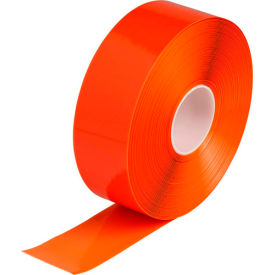 177034 ToughStripe Max Floor Marking Tape, Vinyl, 3"W x 100'L, Orange