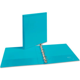 Durable View Binder with Slant Rings, 1" Capacity, Aqua