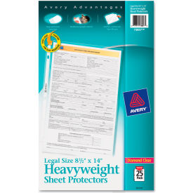 Top-Load Polypropylene Sheet Protector, Heavy, Legal, Diamond Clear, 25/Pack