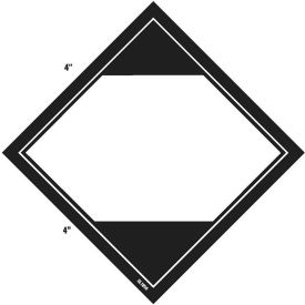 Tape "Limited Quantity" Labels, 4-1/4"L x 4-1/4"W, White & Black, Roll of 500