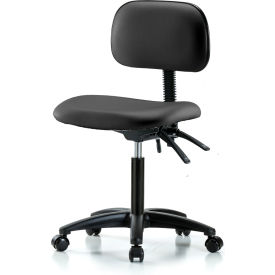 Multi-Purpose Industrial Chair, Vinyl, Black
