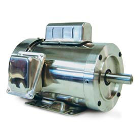 Washdown Motor-.5HP, 115-208/230V, 1800RPM, TEFC, RIGID C, 1.15 SF, 61 Eff.