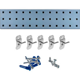 Key Pegboard Kit w/18" x 4.5" Pegboard & 6 pc LocHook Assortment