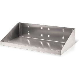 12"W x 6"D Stainless Steel Shelf for Stainless Steel LocBoard