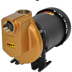 1-1/2" Self-Priming Bronze Centrifugal Pump, 100gpm, 75psi, Viton Seal