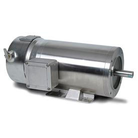 Leeson Washdown Motor-.5/.33HP, 208-230/460V, 1725/1425RPM, RIGID C, 1.15 SF