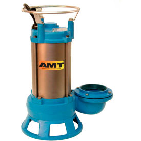 Submersible Shredder Sewage Pump, Double Mechanical Seal, 3" Outlet, 2 hp, 3 Phase Motor