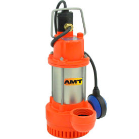 AMT Submersible Drainage/Sump Utility Pump with Automatic Float Switch, NPT Outlet