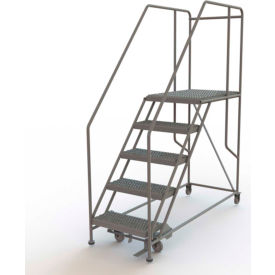 5 Step Steel 24"W X 36"D Work Platform Ladder - WLWP152436SLC