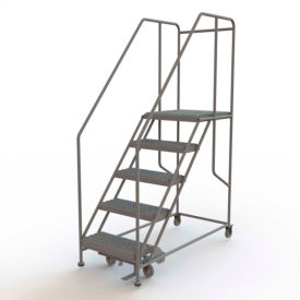 Mobile 5 Step Steel 24"W X 24"D Work Platform Ladder - WLWP152424SLC
