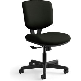 Volt Task Chair with SofThread Leather, in Black