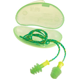 Fusion Earplugs, Small, NRR 27, Corded, 100 Pairs/Box