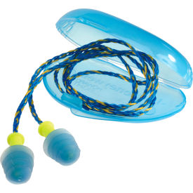 Fusion Earplugs, NRR 27, Corded, 100 Pairs/Box