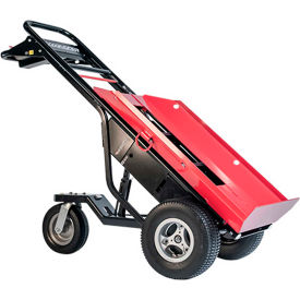 Motorized Hand Truck - Foam Filled Tires and Cylinder Plate - 1000 Lb. Cap.