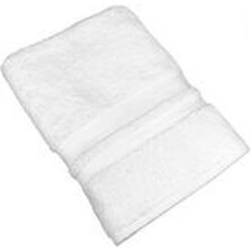 Deluxe 100% Cotton Bath Towel, 27" x 50", White, 48 Towels