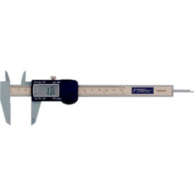 Poly-Cal 0-6''/150MM Fractional Large Easy-Read Display Plastic Digital Caliper
