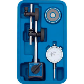 Fine Adjust Mag Base with AGD White Face Indicator Set