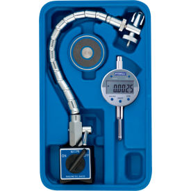 Chrome Flex Mag and Indi-X Blue Electronic Indicator Set