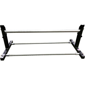 Desk Mount Poly Tubing Dispenser for 12" Rolls, 24-1/2"L x 12-1/2"W x 10"H, Black