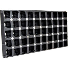 50-Cell Square Plug Flat Insert Hydroponic Seeding Tray