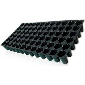 72-Cell Pack Round Plug Flat Insert Hydroponic Seeding Tray