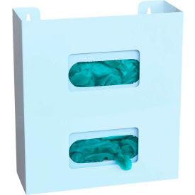 White Painted Steel Double Glove Box Holder, 1/PK