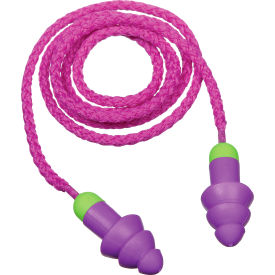 Reusable Earplugs, Corded, NRR 27dB, 50 Pairs/Box