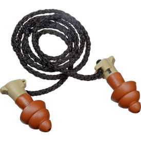 BattlePlugs Impulse Protection Reusable Earplugs, Corded, Large, NRR 12dB/24dB