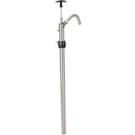 Vertical Lift Safety Pump, Stainless Steel, 55 Gallon Drum