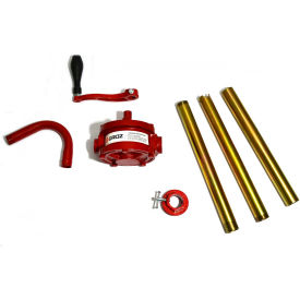 Rotary Barrel Pump, Dual Direction, 3-piece Rigid Suction Tube, NBR Seals, 1-inch inlet