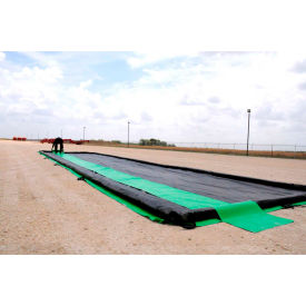Ultra-Containment Berm, Track Belts, 30" x 66', Set of 2, Green, 18 oz. PVC