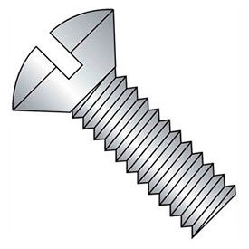 Machine Screw - Slotted Oval Head - Steel - Zinc DIN 125B - Pack of 100