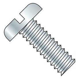 M4 x 0.7 x 12mm Machine Screw - Slotted Pan Head - Steel - Zinc - Din 125B - Package of 100