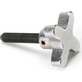 Hand Knob Screws - Aluminum Four Prong Handle - 3/8-16 Thread - 1-3/4" Thread Length