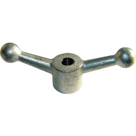Ball Handle - Zinc-Plated Cast Iron - 1/2-13 Thread - 4-3/4" Wide