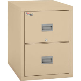 2 Drawer Vertical File Cabinet Letter 17-3/4"Wx31-9/16"Dx27-3/4"H Parchment