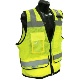 Type R Class 2 Heavy Duty Surveyor Safety Vest, Snap, S, Green, SV59-2ZGD-S