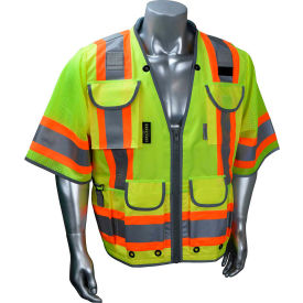 Type R Class 3 Heavy Duty Engineer Vest, Green, 4XL