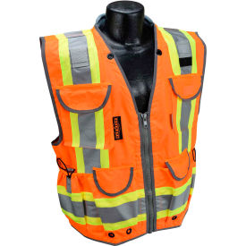 Type R Class 2 Heavy Duty Engineer Vest, Orange, 2XL