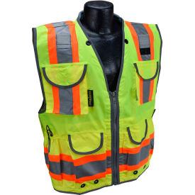 Type R Class 2 Heavy Duty Engineer Vest, Green, Size M